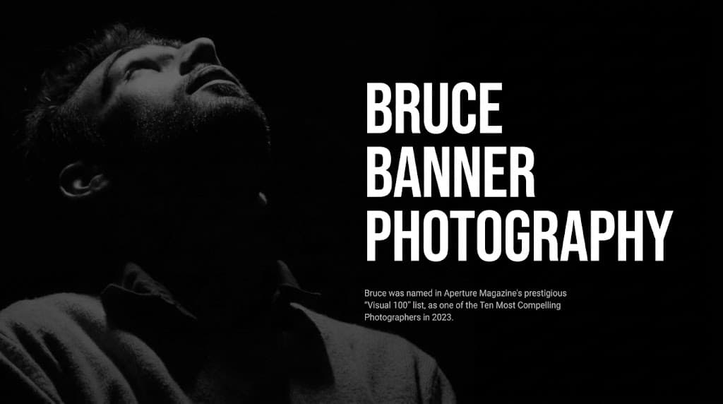 Bruce Banner Photography — Personal Photography Portfolio Website